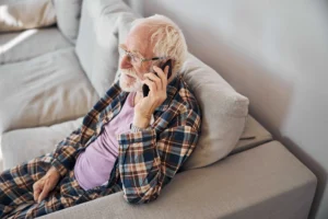 Eenzame patiënten bellen